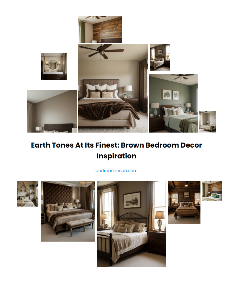 Earth Tones at Its Finest: Brown Bedroom Decor Inspiration