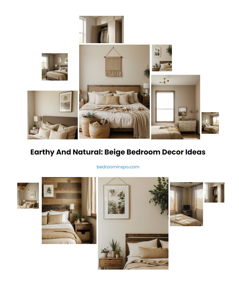 Earthy and Natural: Beige Bedroom Decor Ideas