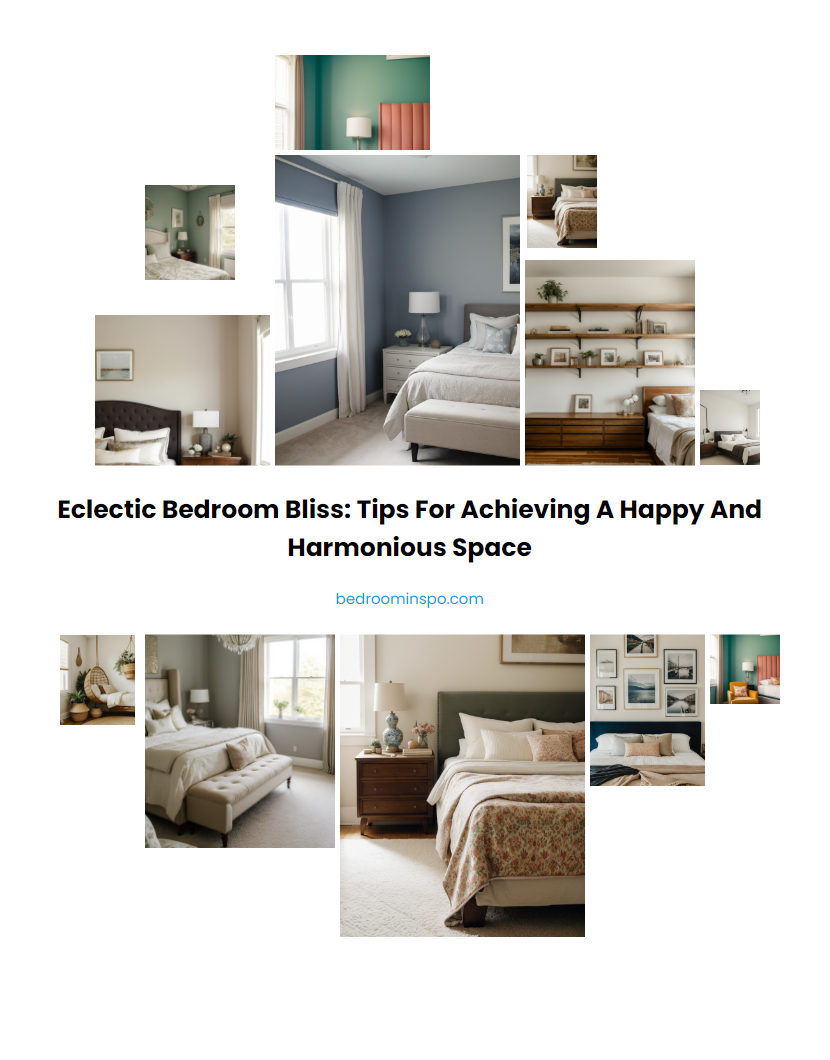 Eclectic Bedroom Bliss: Tips for Achieving a Happy and Harmonious Space