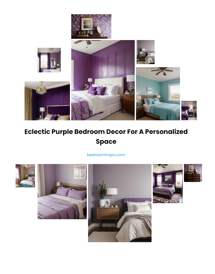 Eclectic Purple Bedroom Decor for a Personalized Space