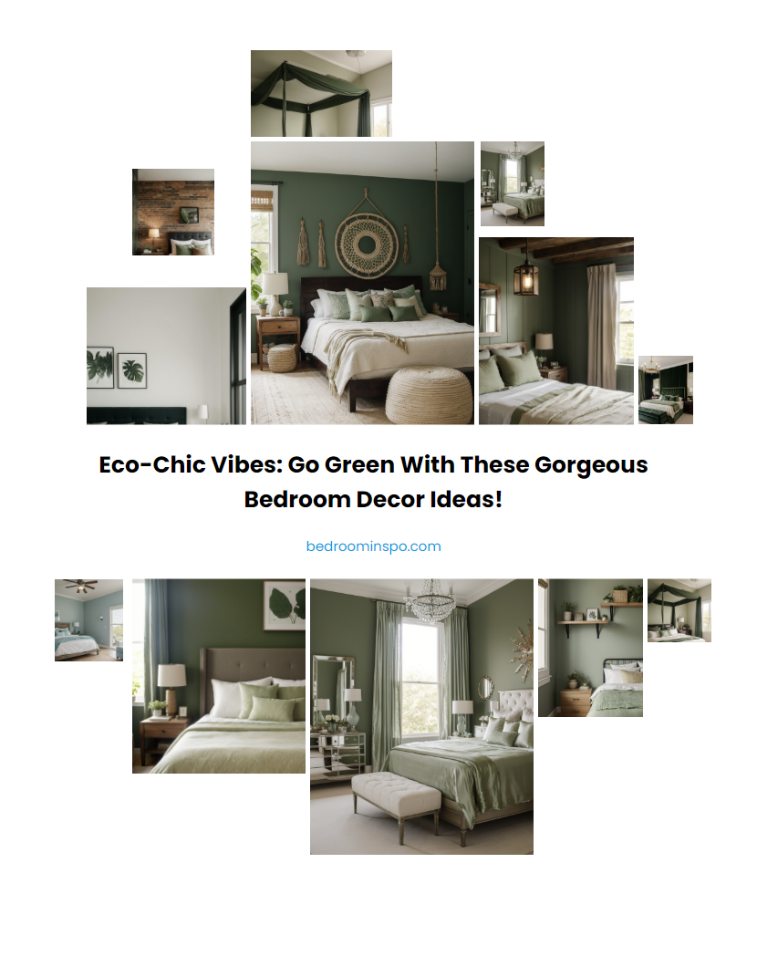 Eco-Chic Vibes: Go Green with These Gorgeous Bedroom Decor Ideas!