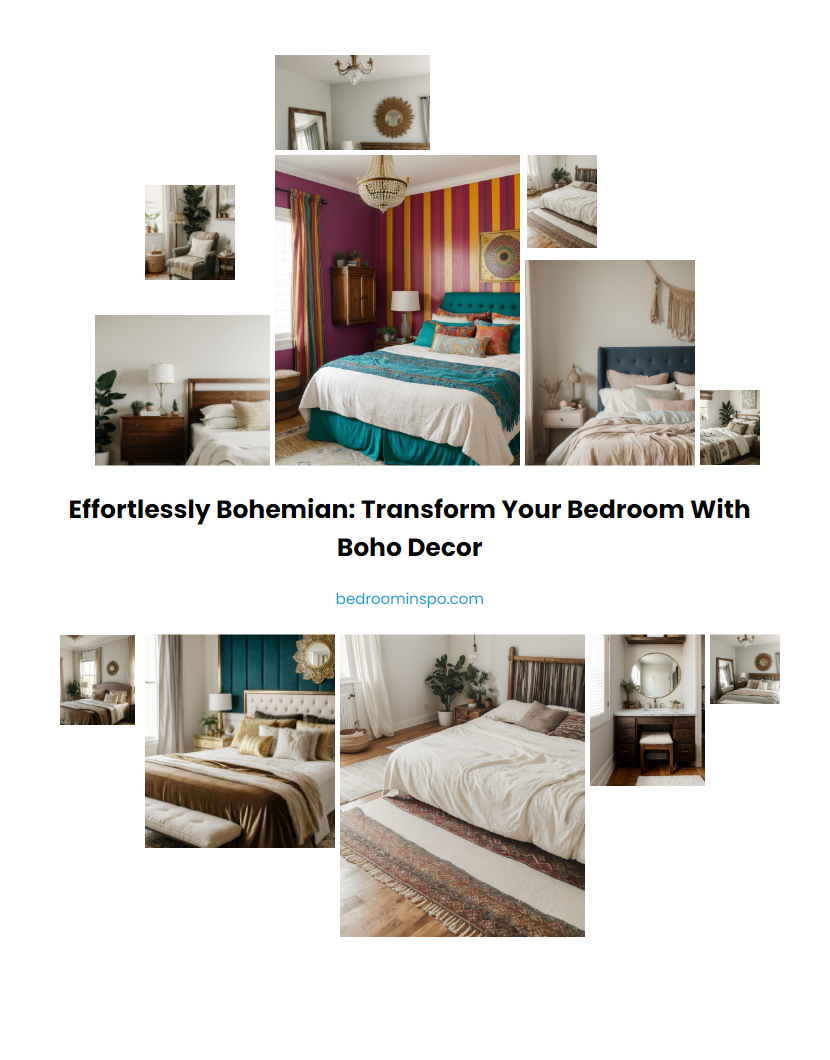 Effortlessly Bohemian: Transform Your Bedroom with Boho Decor