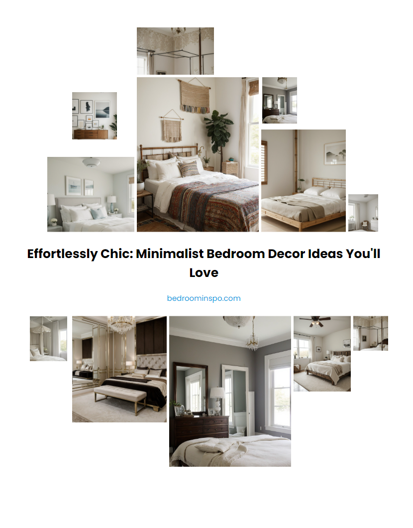 Effortlessly Chic: Minimalist Bedroom Decor Ideas You'll Love