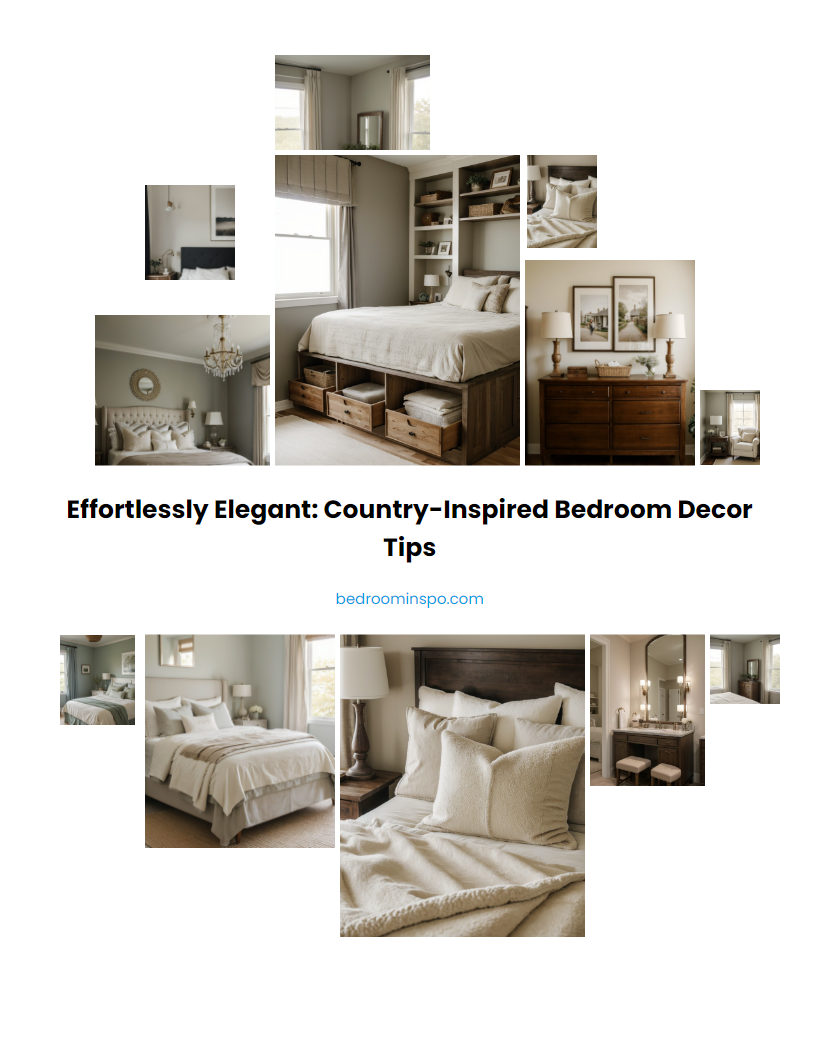 Effortlessly Elegant: Country-Inspired Bedroom Decor Tips