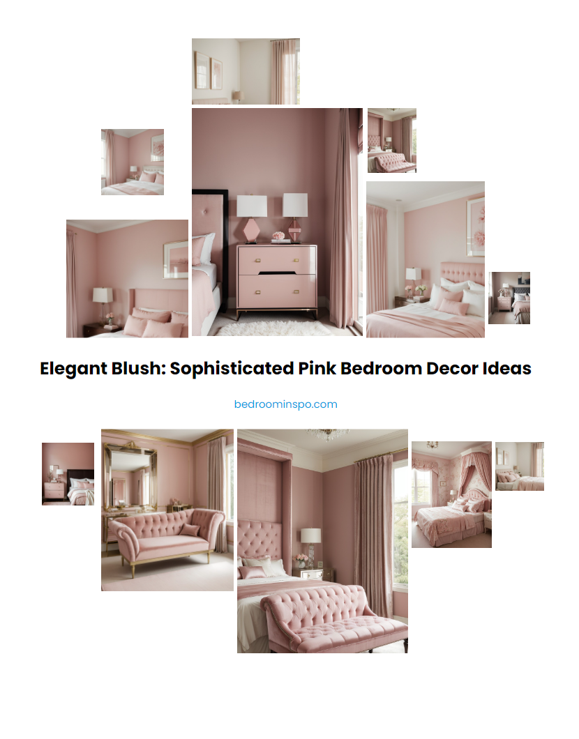 Elegant Blush: Sophisticated Pink Bedroom Decor Ideas