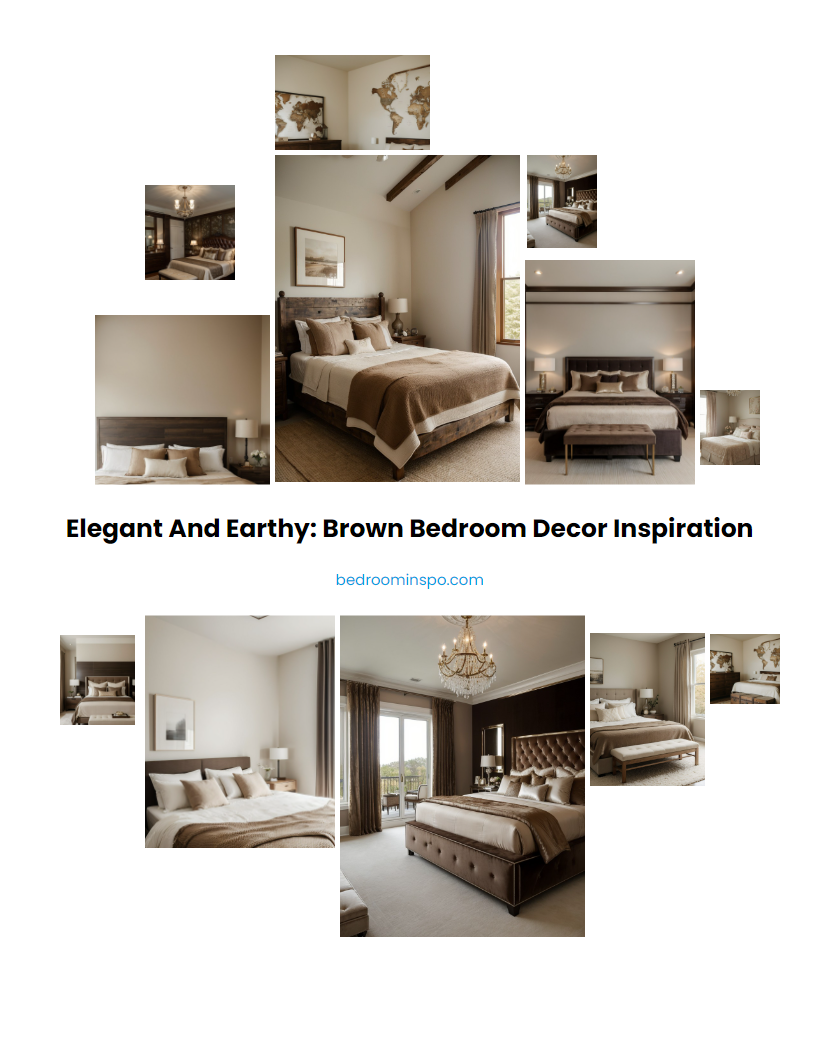 Elegant and Earthy: Brown Bedroom Decor Inspiration