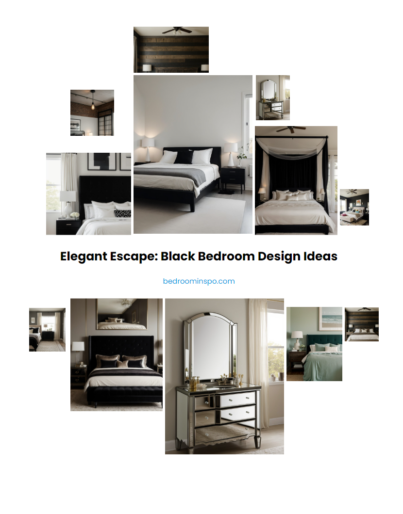 Elegant Escape: Black Bedroom Design Ideas