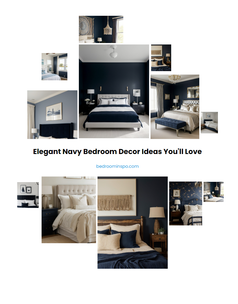 Elegant Navy Bedroom Decor Ideas You'll Love