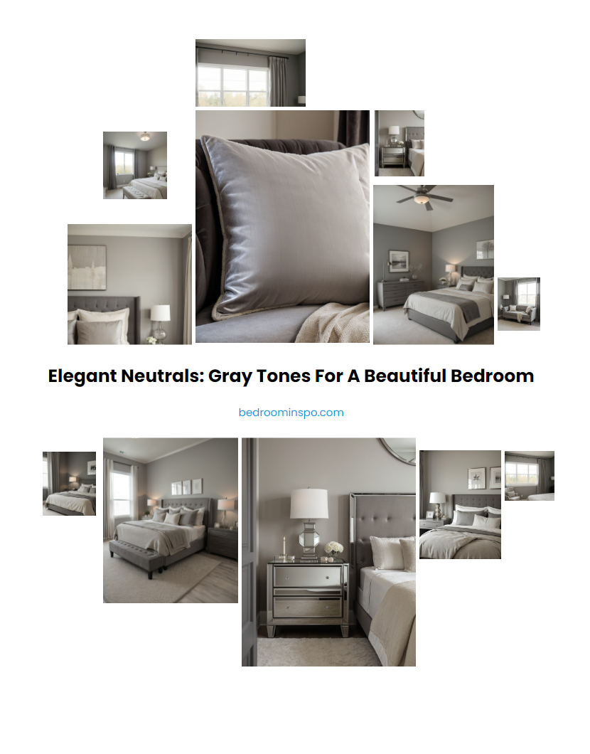 Elegant Neutrals: Gray Tones for a Beautiful Bedroom