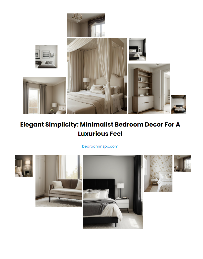 Elegant Simplicity: Minimalist Bedroom Decor for a Luxurious Feel