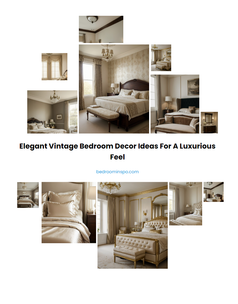 Elegant Vintage Bedroom Decor Ideas for a Luxurious Feel