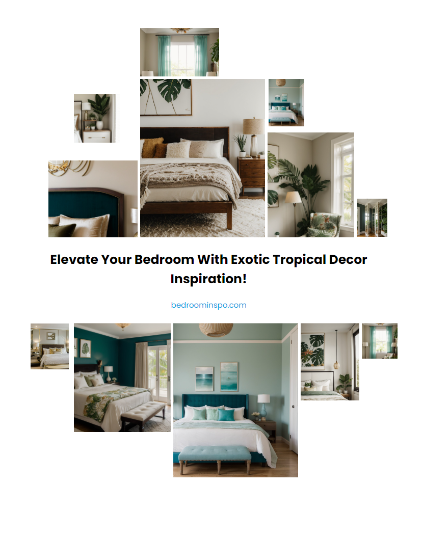 Elevate Your Bedroom with Exotic Tropical Decor Inspiration!