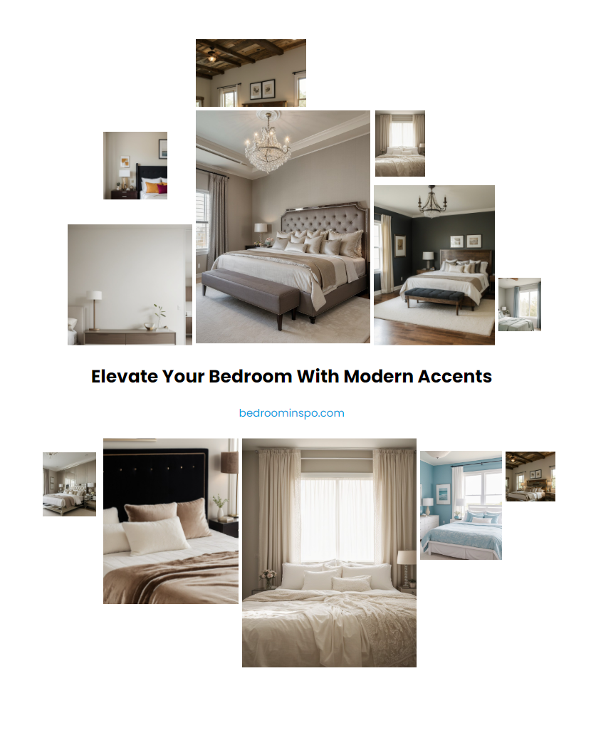 Elevate Your Bedroom with Modern Accents