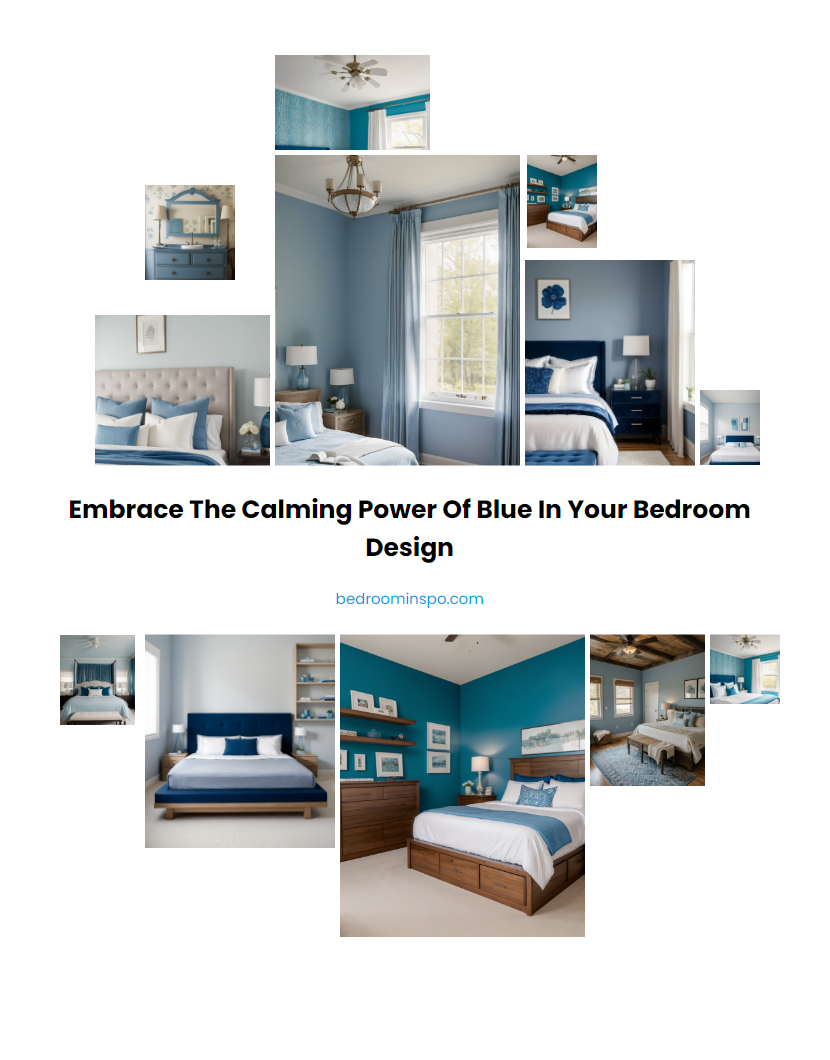 Embrace the Calming Power of Blue in Your Bedroom Design