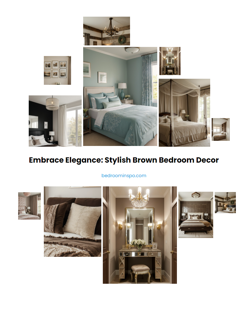 Embrace Elegance: Stylish Brown Bedroom Decor