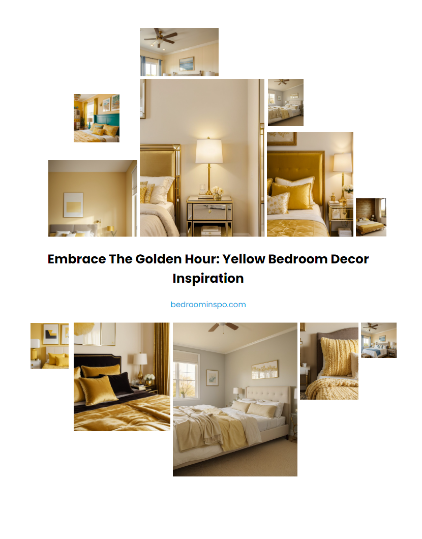 Embrace the golden hour: Yellow bedroom decor inspiration