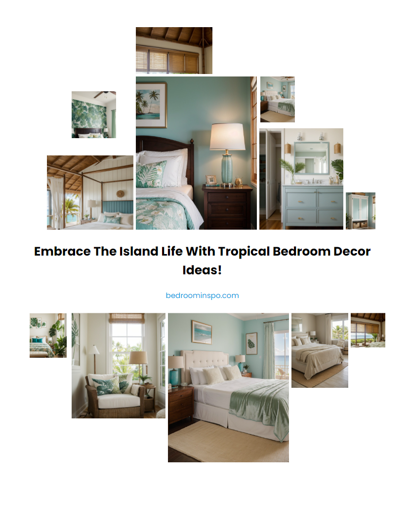 Embrace the Island Life with Tropical Bedroom Decor Ideas!