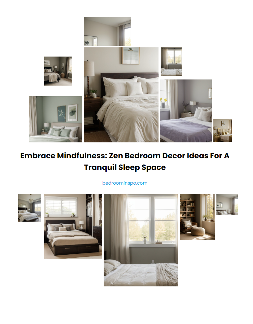 Embrace Mindfulness: Zen Bedroom Decor Ideas for a Tranquil Sleep Space