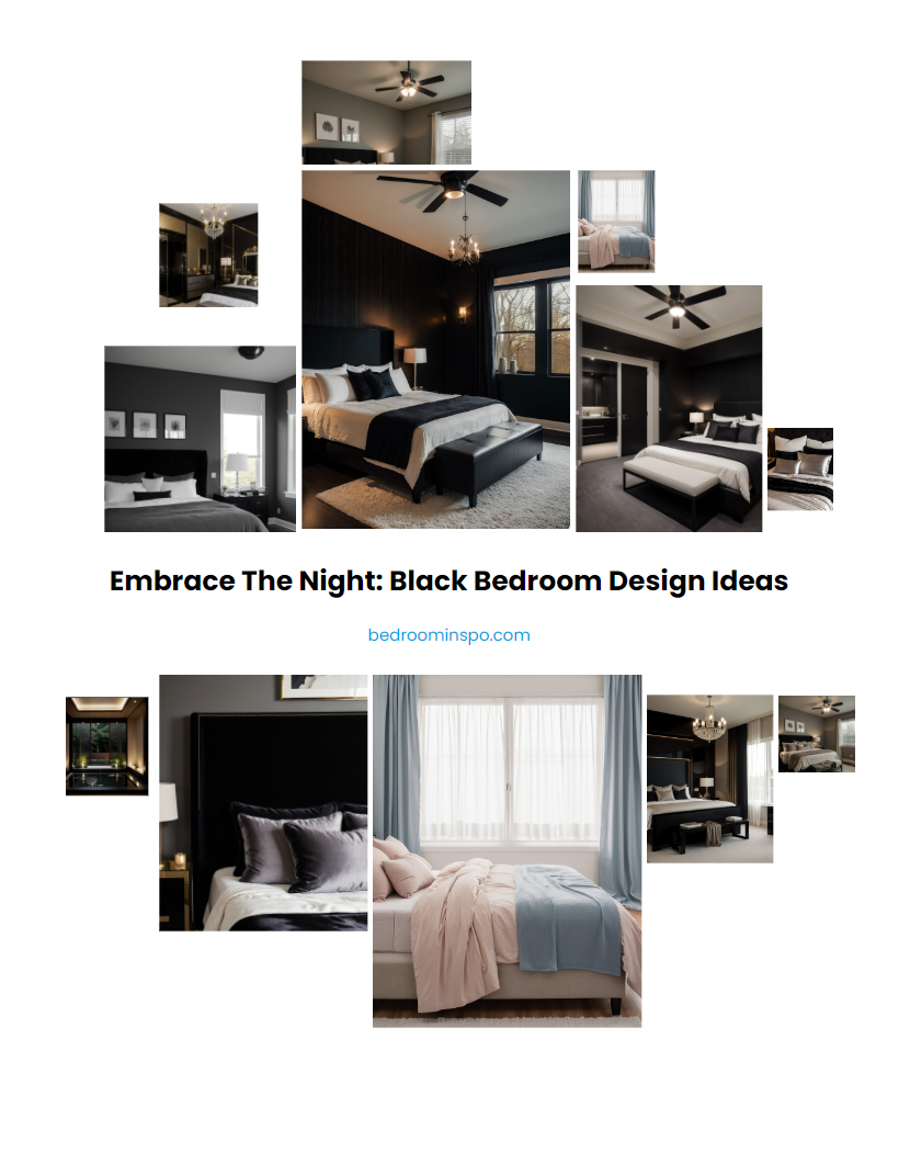 Embrace the Night: Black Bedroom Design Ideas