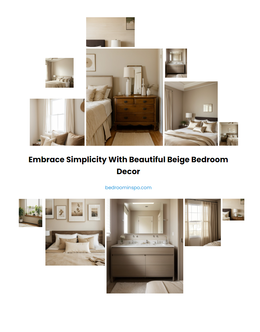 Embrace Simplicity with Beautiful Beige Bedroom Decor