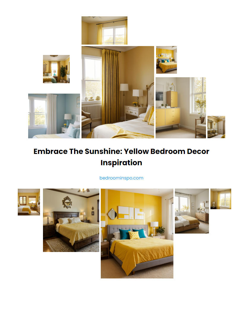 Embrace the sunshine: Yellow bedroom decor inspiration