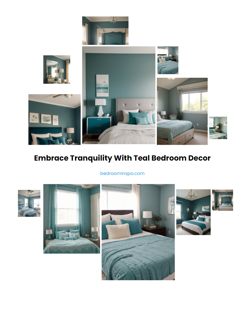 Embrace Tranquility with Teal Bedroom Decor