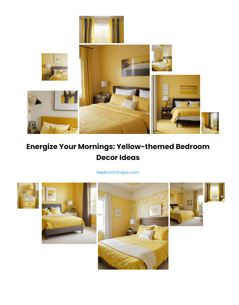 Energize your mornings: Yellow-themed bedroom decor ideas