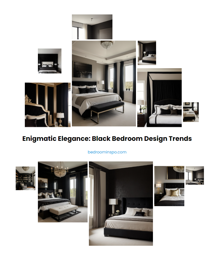 Enigmatic Elegance: Black Bedroom Design Trends