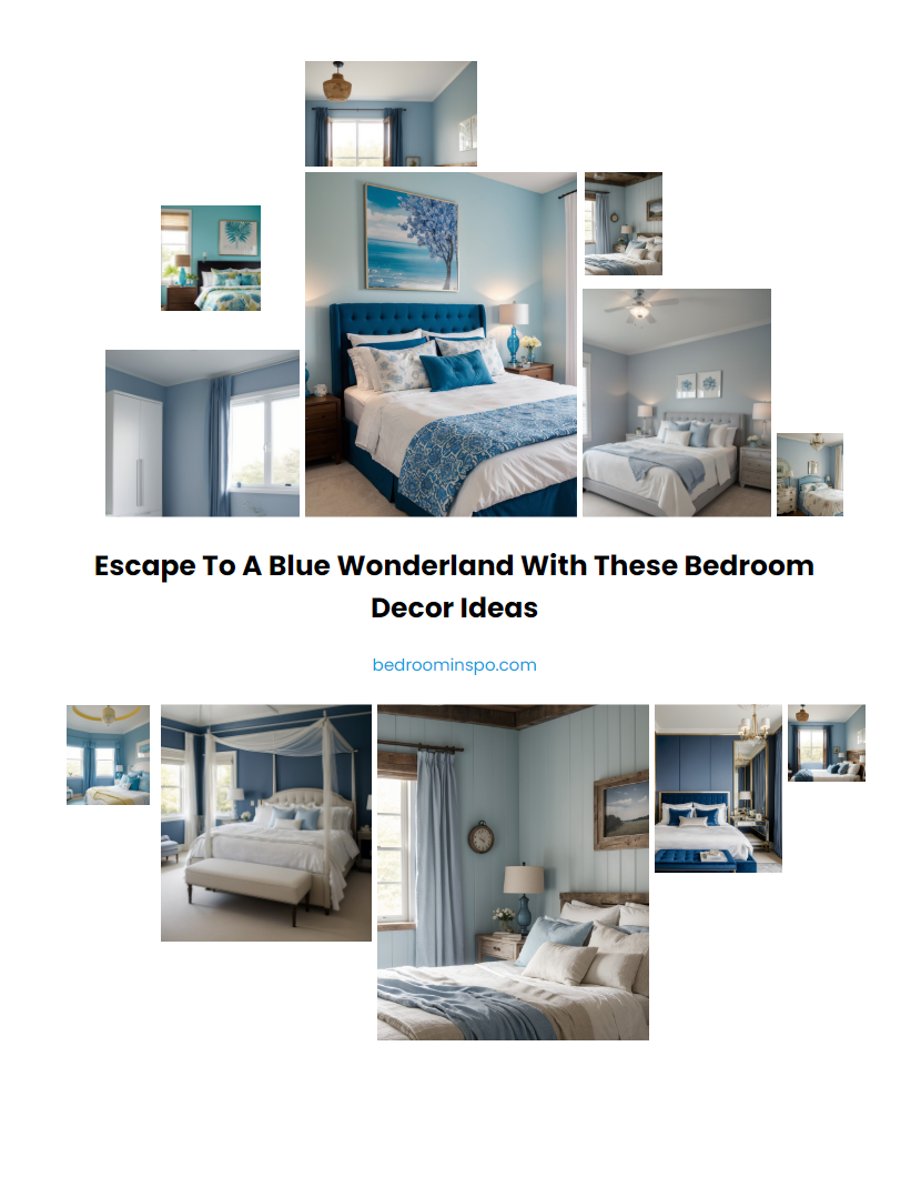 Escape to a Blue Wonderland with These Bedroom Decor Ideas