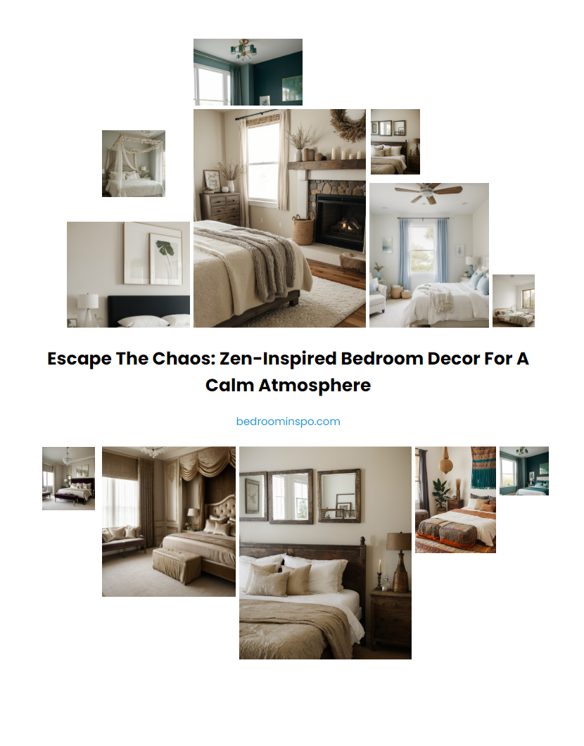 Escape the Chaos: Zen-Inspired Bedroom Decor for a Calm Atmosphere