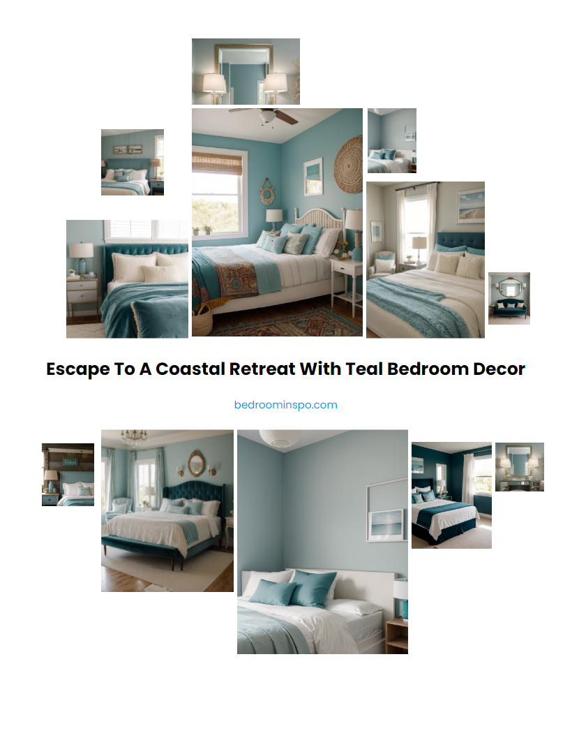 Escape to a Coastal Retreat with Teal Bedroom Decor