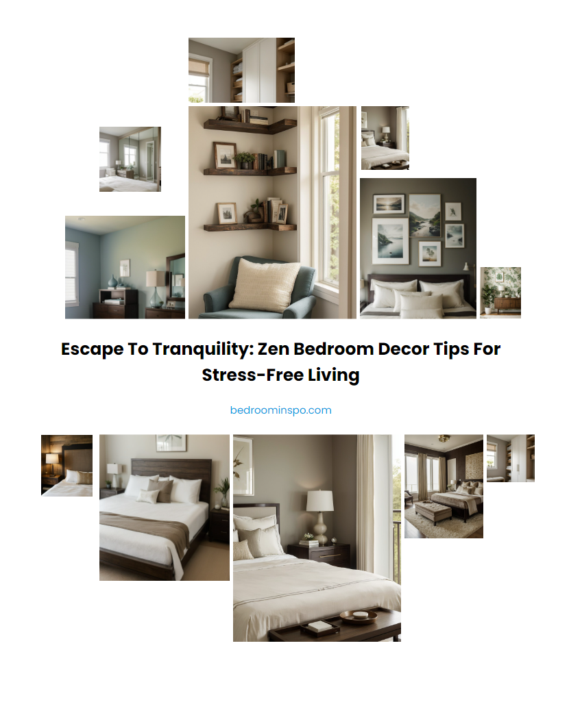 Escape to Tranquility: Zen Bedroom Decor Tips for Stress-Free Living