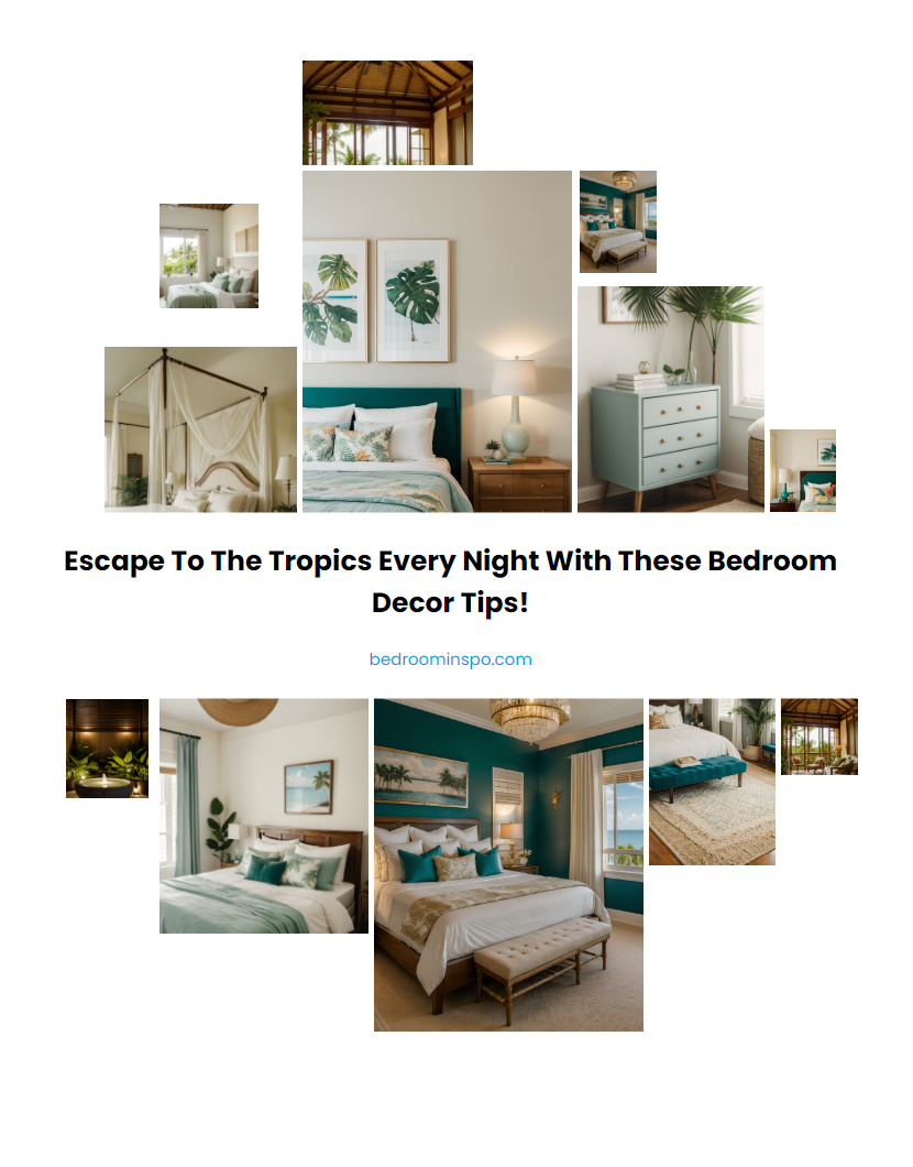 Escape to the Tropics Every Night with These Bedroom Decor Tips!