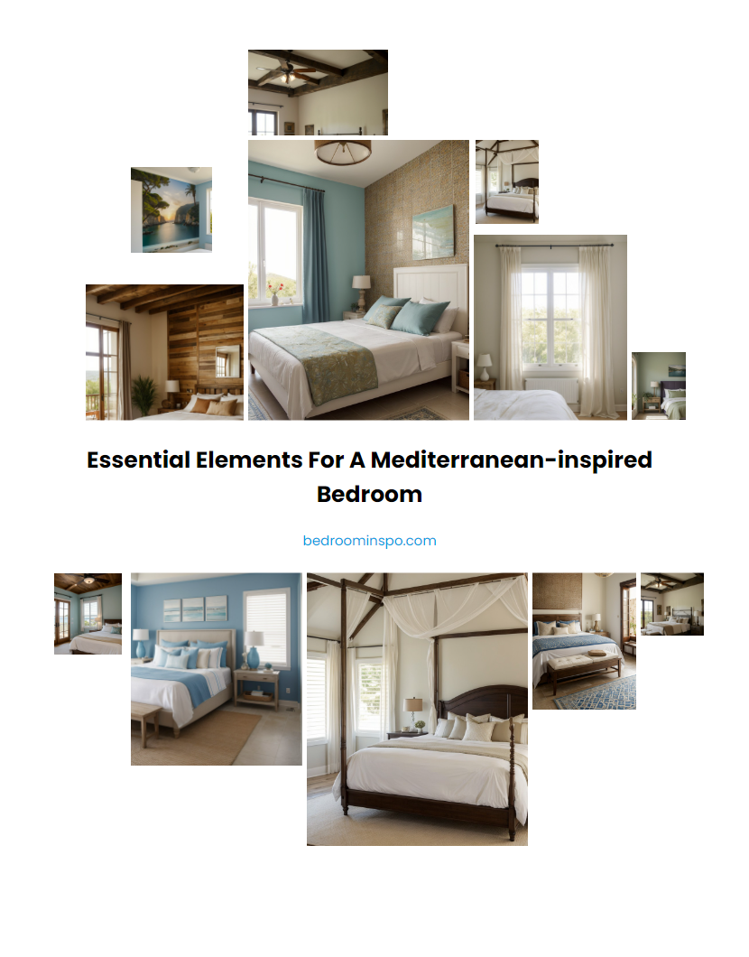 Essential Elements for a Mediterranean-inspired Bedroom