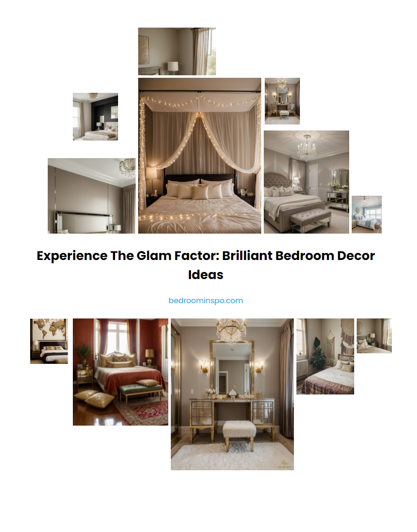 Experience the Glam Factor: Brilliant Bedroom Decor Ideas