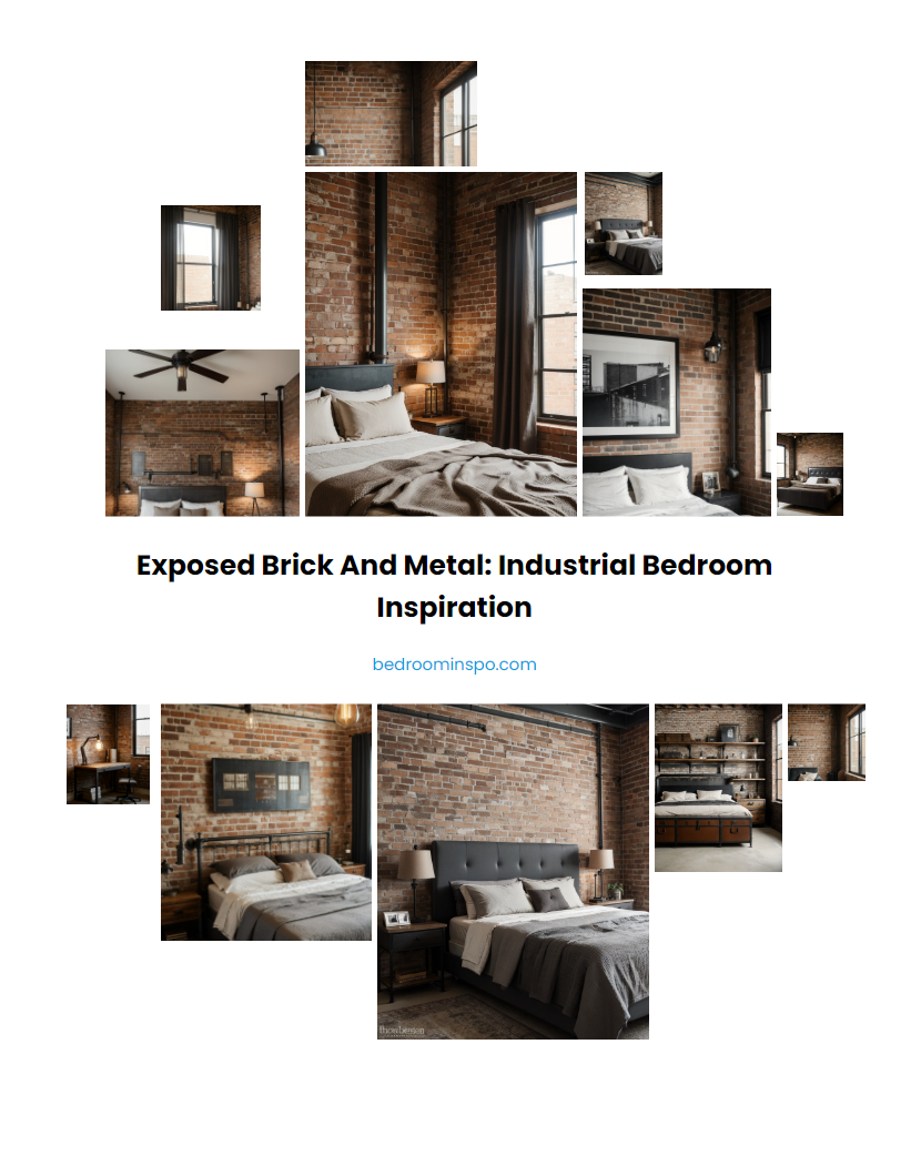 Exposed Brick and Metal: Industrial Bedroom Inspiration