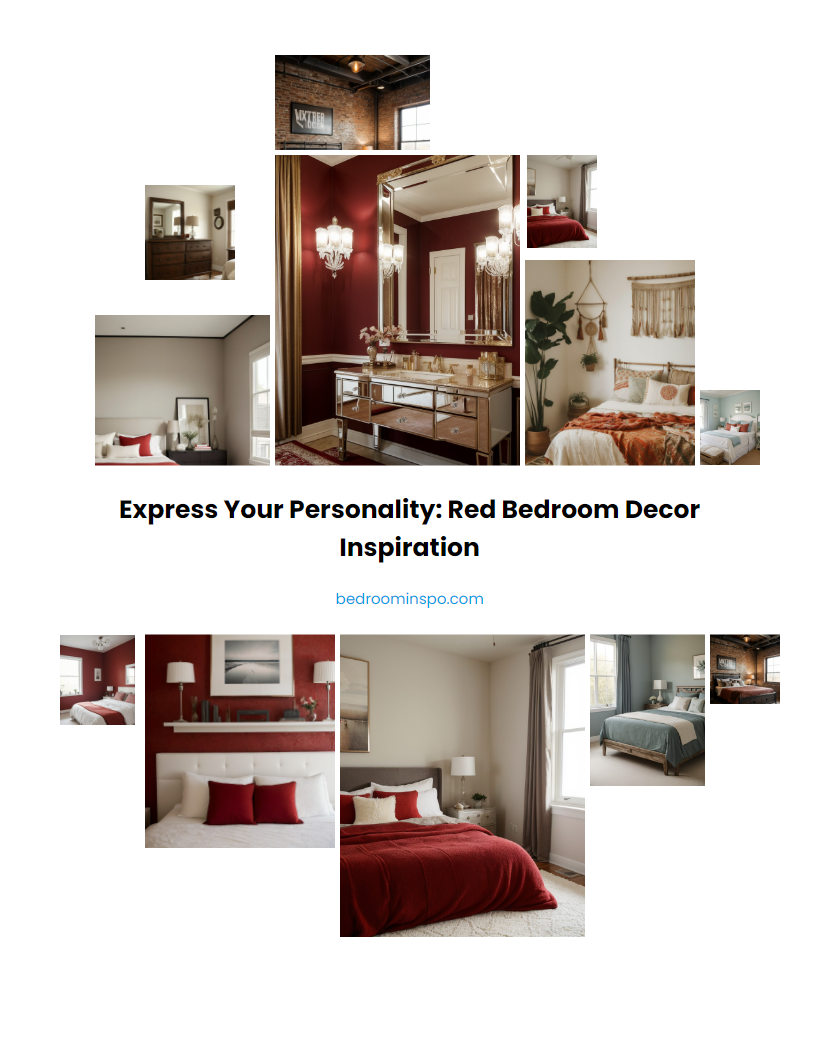 Express Your Personality: Red Bedroom Decor Inspiration