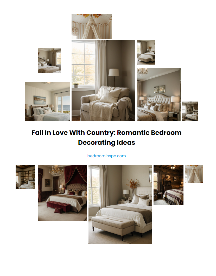 Fall in Love with Country: Romantic Bedroom Decorating Ideas