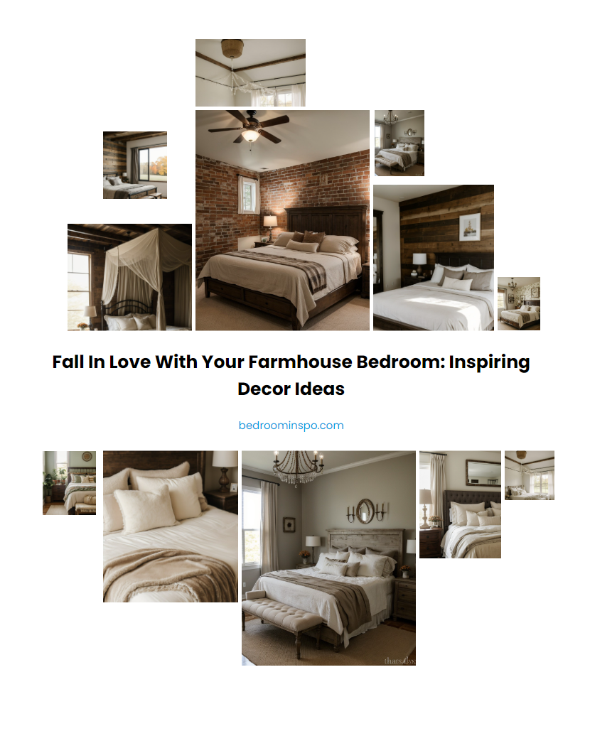 Fall in Love with Your Farmhouse Bedroom: Inspiring Decor Ideas