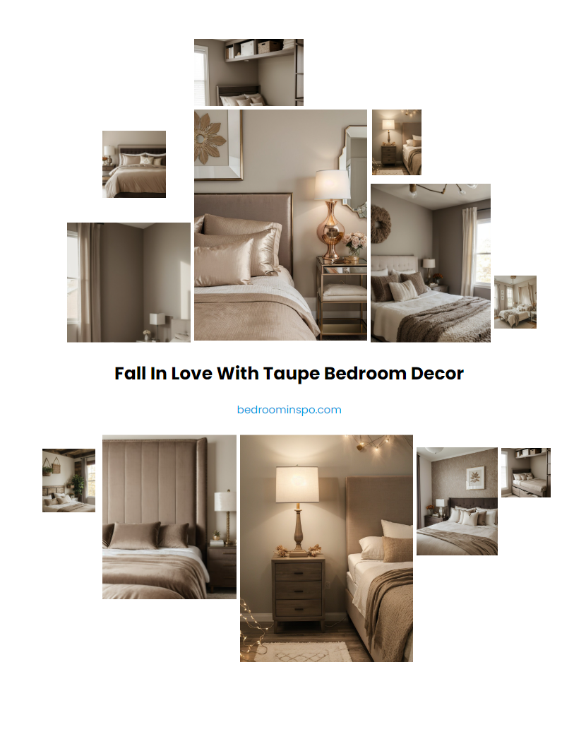 Fall in Love with Taupe Bedroom Decor