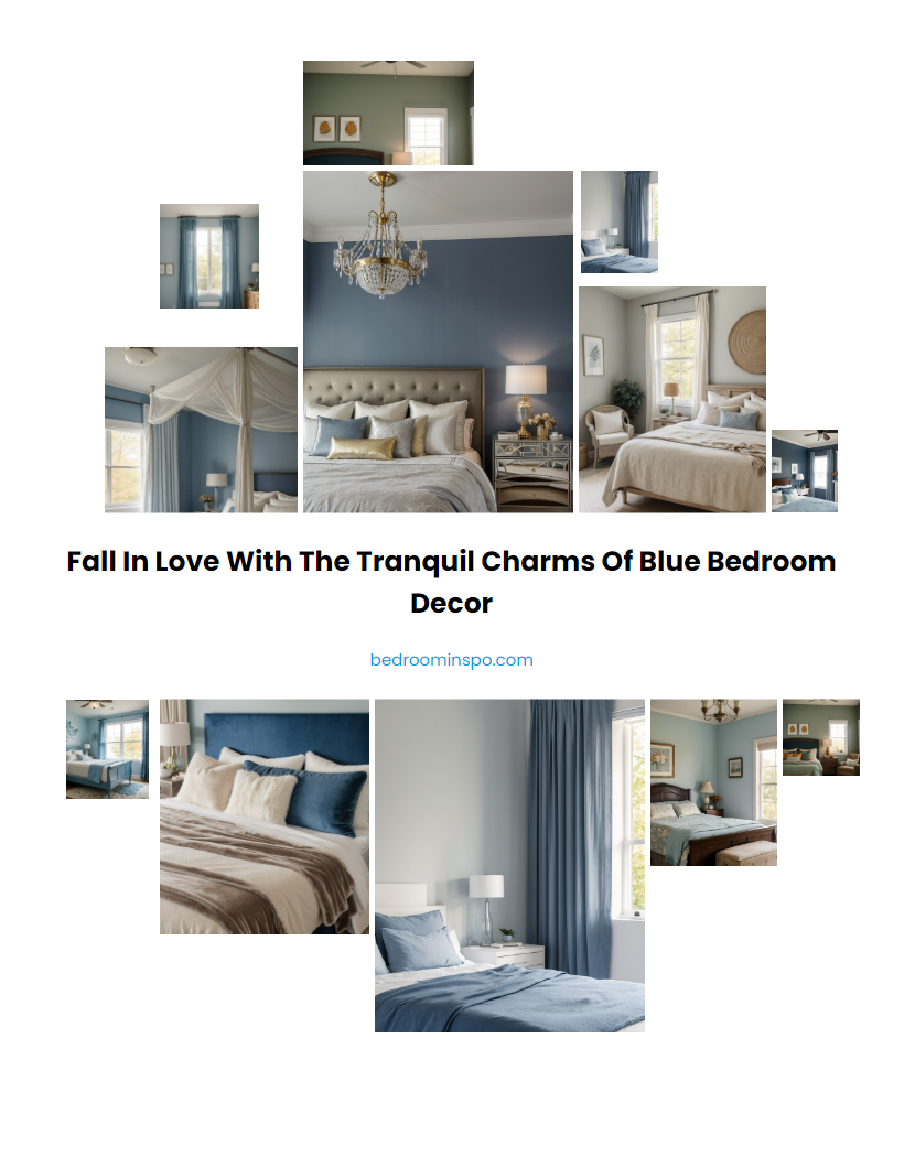 Fall in Love with the Tranquil Charms of Blue Bedroom Decor