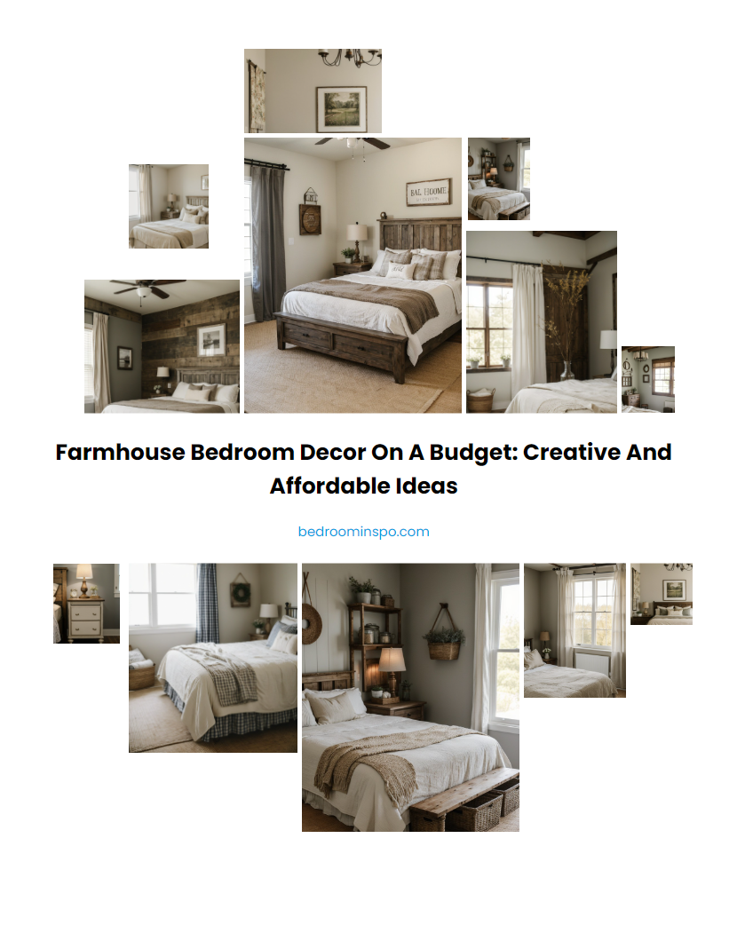 Farmhouse Bedroom Decor on a Budget: Creative and Affordable Ideas