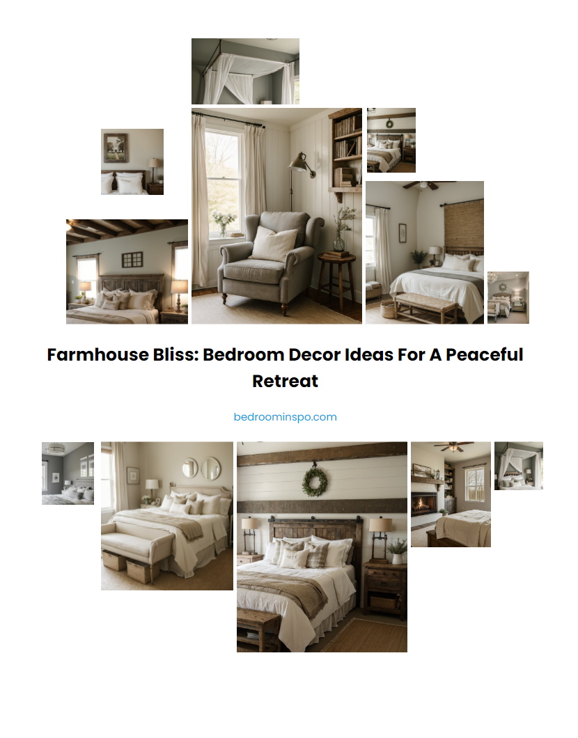 Farmhouse Bliss: Bedroom Decor Ideas for a Peaceful Retreat