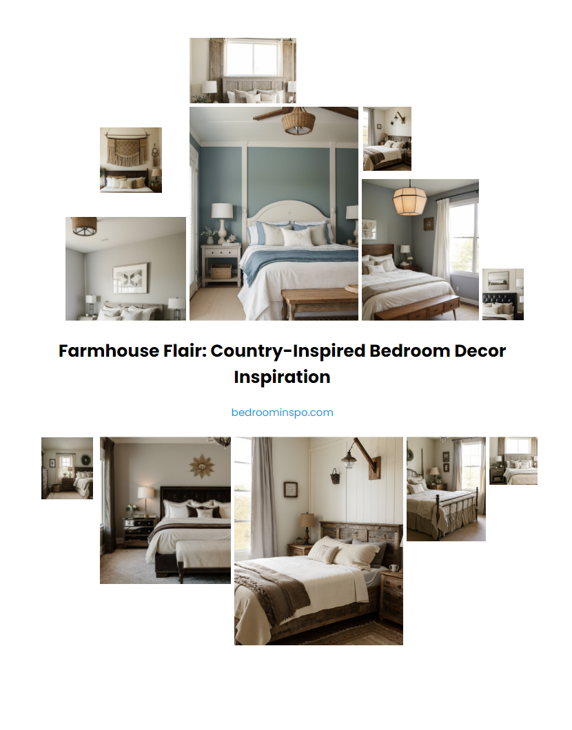 Farmhouse Flair: Country-Inspired Bedroom Decor Inspiration