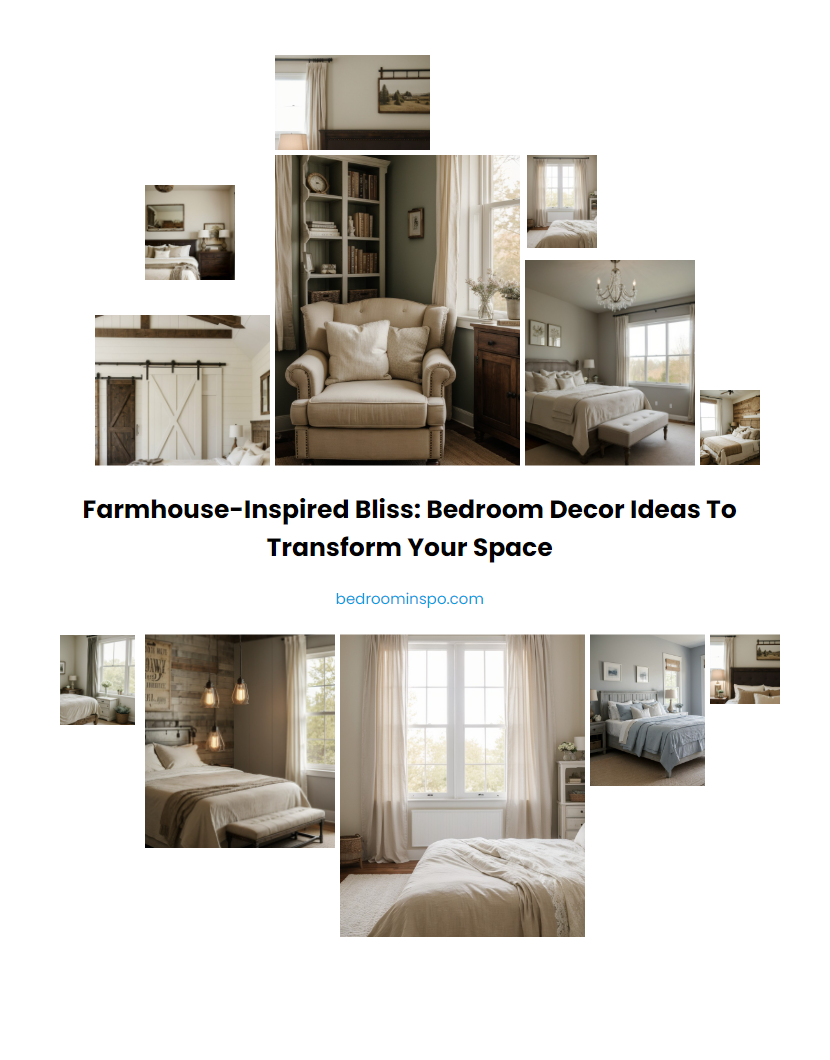 Farmhouse-Inspired Bliss: Bedroom Decor Ideas to Transform Your Space