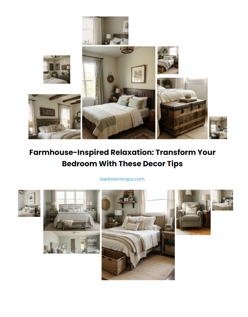 Farmhouse-Inspired Relaxation: Transform Your Bedroom with These Decor Tips