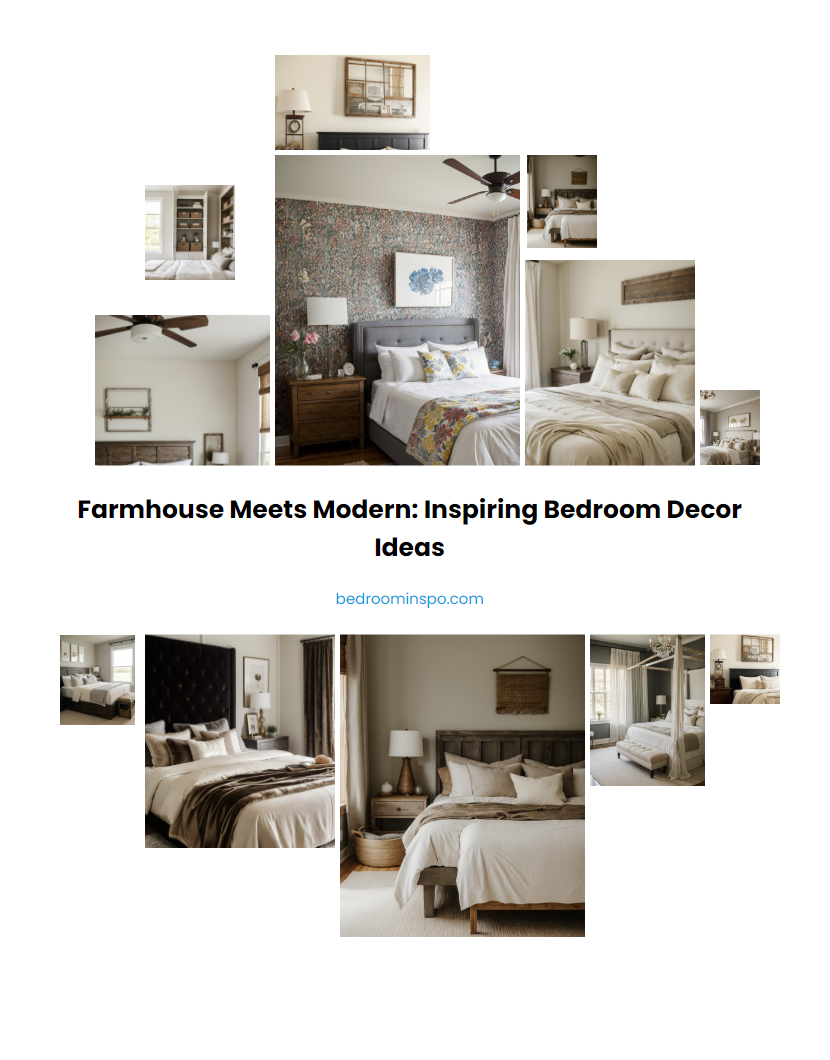 Farmhouse meets Modern: Inspiring Bedroom Decor Ideas