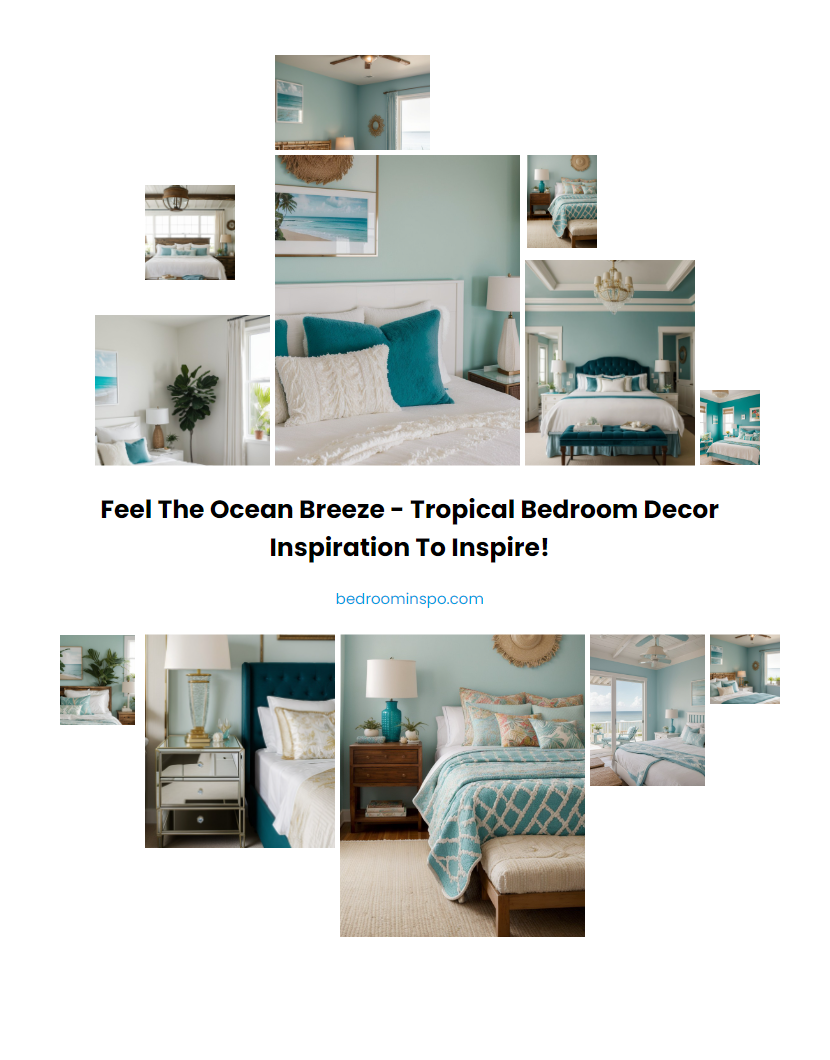 Feel the Ocean Breeze - Tropical Bedroom Decor Inspiration to Inspire!