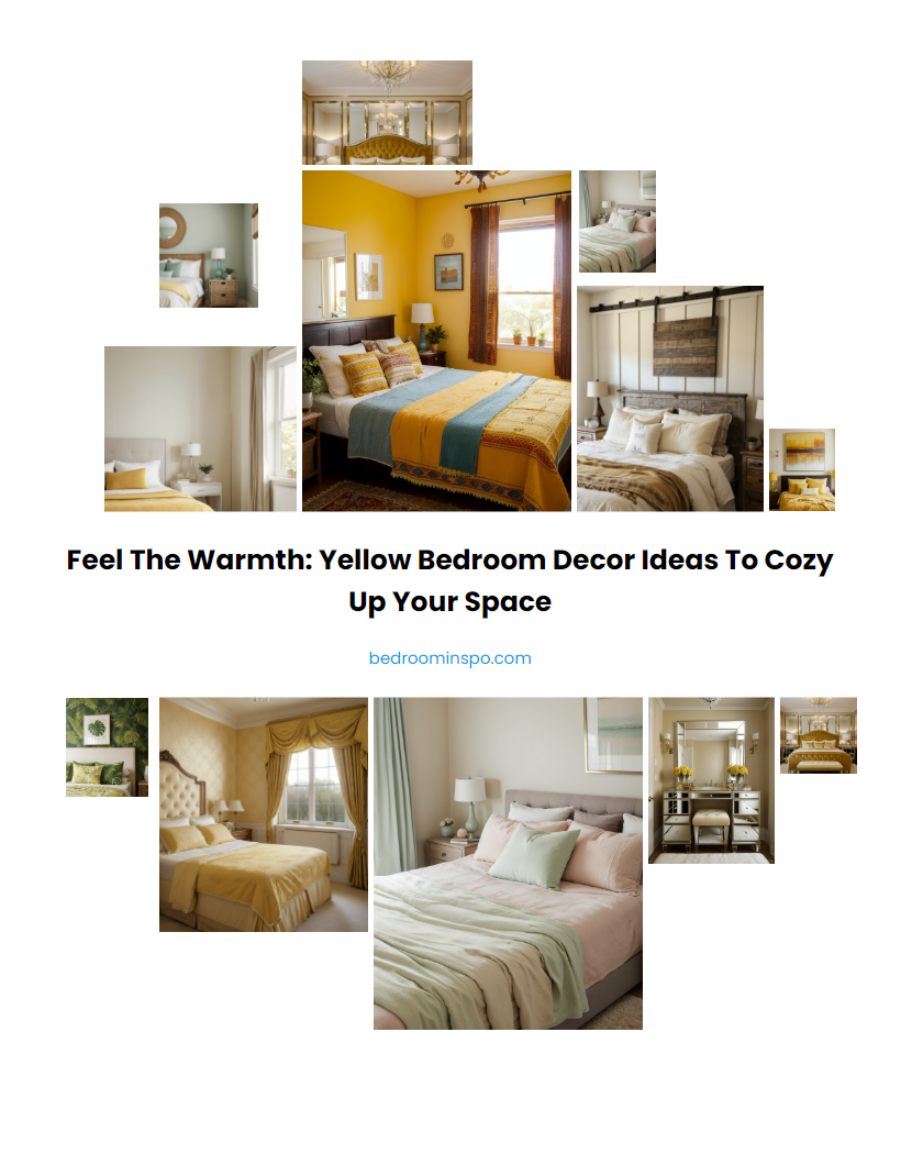 Feel the warmth: Yellow bedroom decor ideas to cozy up your space