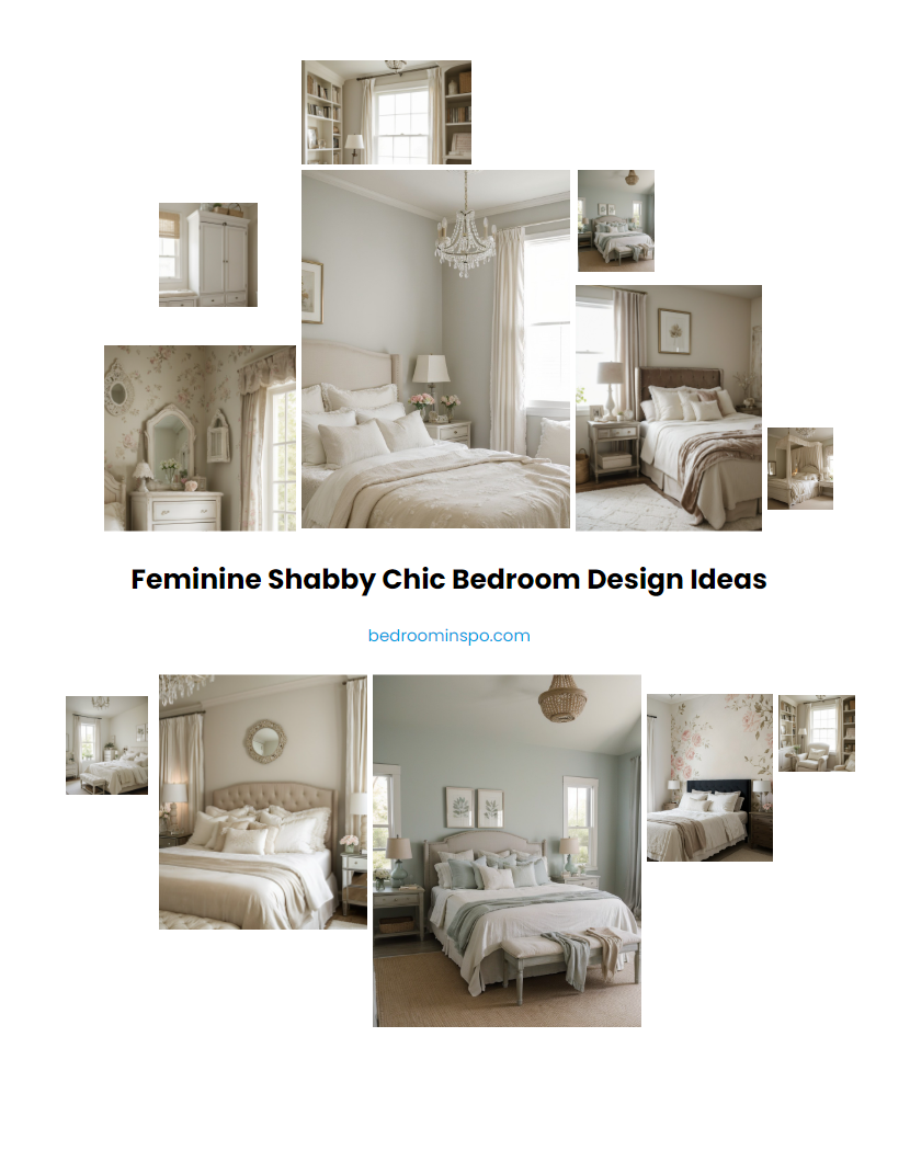 Feminine Shabby Chic Bedroom Design Ideas